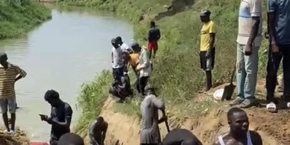 Kanalbyggeriet i Massacre floden, Haiti